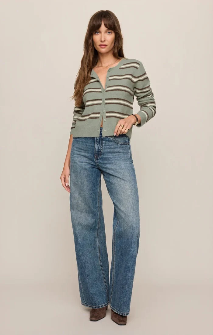 Medina Cozy Stripe Cardigan