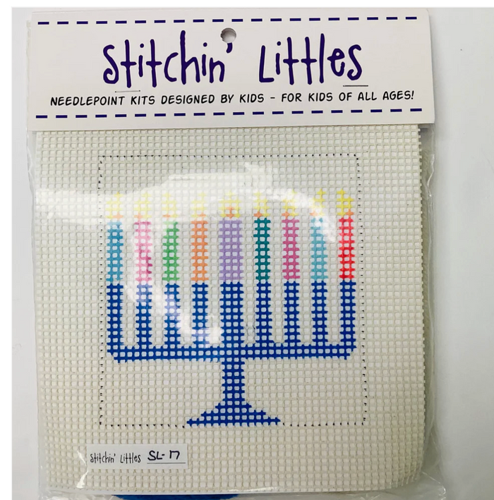 Menorah-Stitchin' Littles