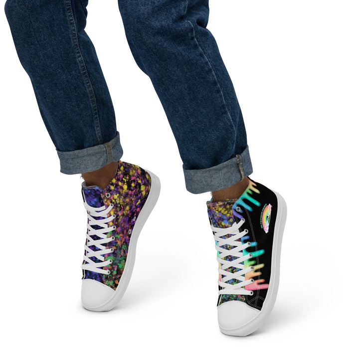 Men’s Rainbow Splatter Sneakers