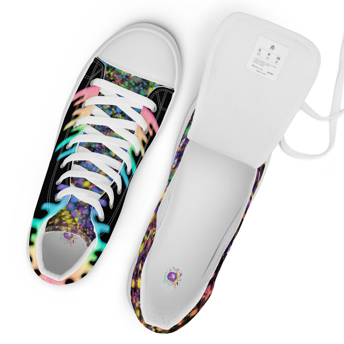 Men’s Rainbow Splatter Sneakers