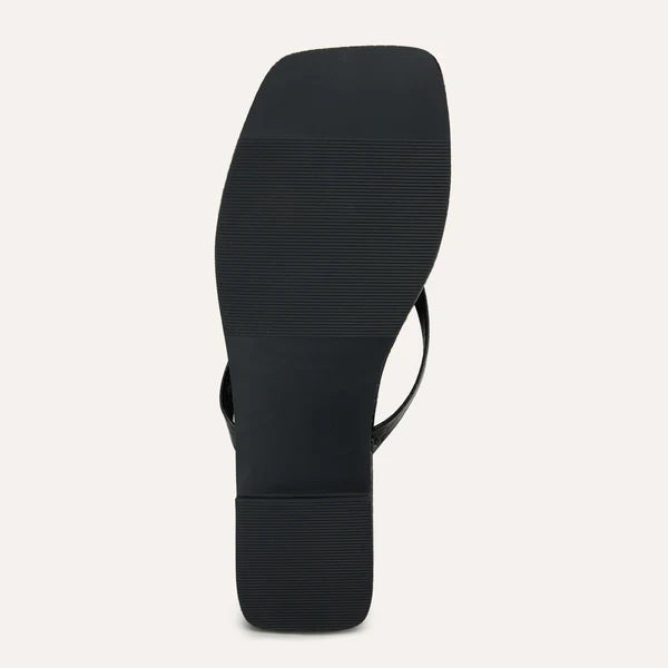 Mercer Sandal in Black Croc
