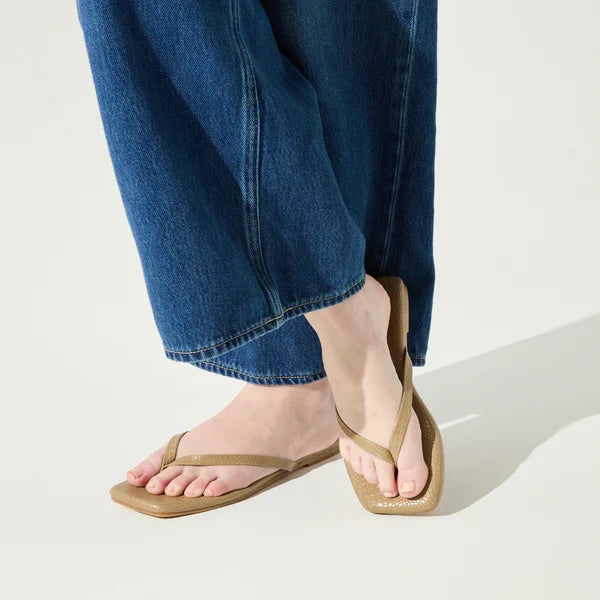 Mercer Sandal in Taupe Croc