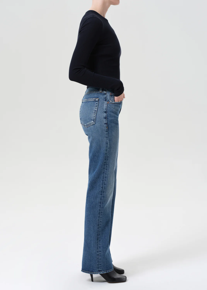 Mid Rise Kick Boot Jeans - Curve