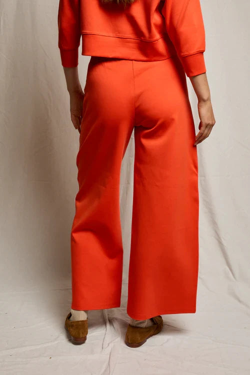Mikos Wide Leg Pant - Tomato