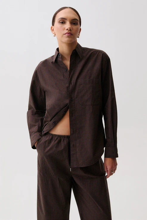 Mila Button Down Wrap Top