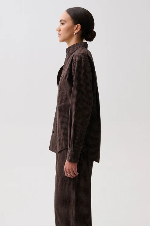 Mila Button Down Wrap Top