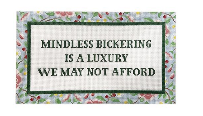 Mindless Bickering....