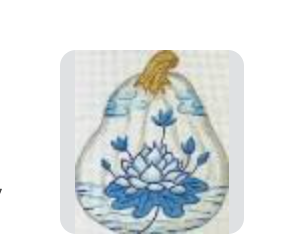 Mini Chinoiserie Pumpkin