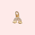 Mini CZ Rainbow Charm