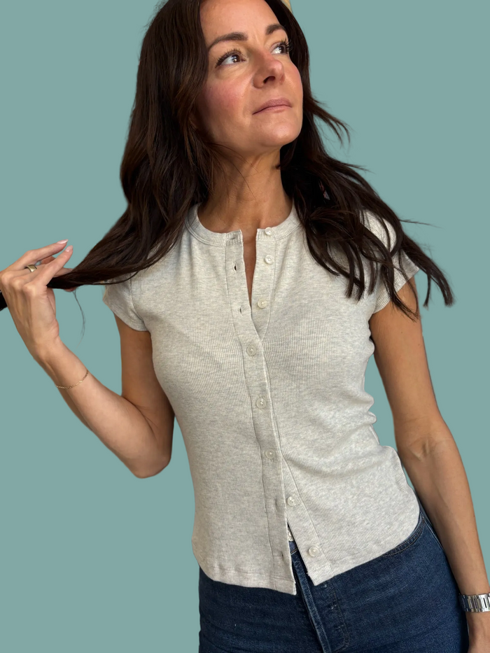 Miriam Button Down Tee