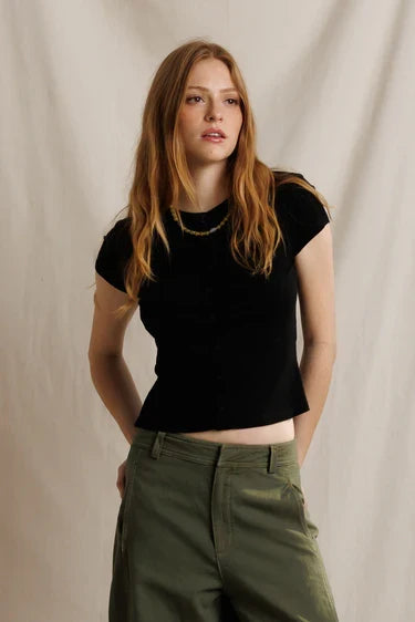 Miriam Button Down Tee