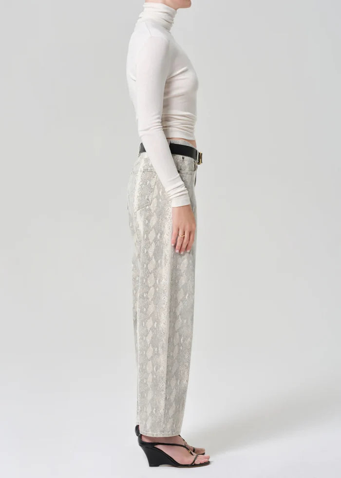 Miro Long Relaxed Jean - Python