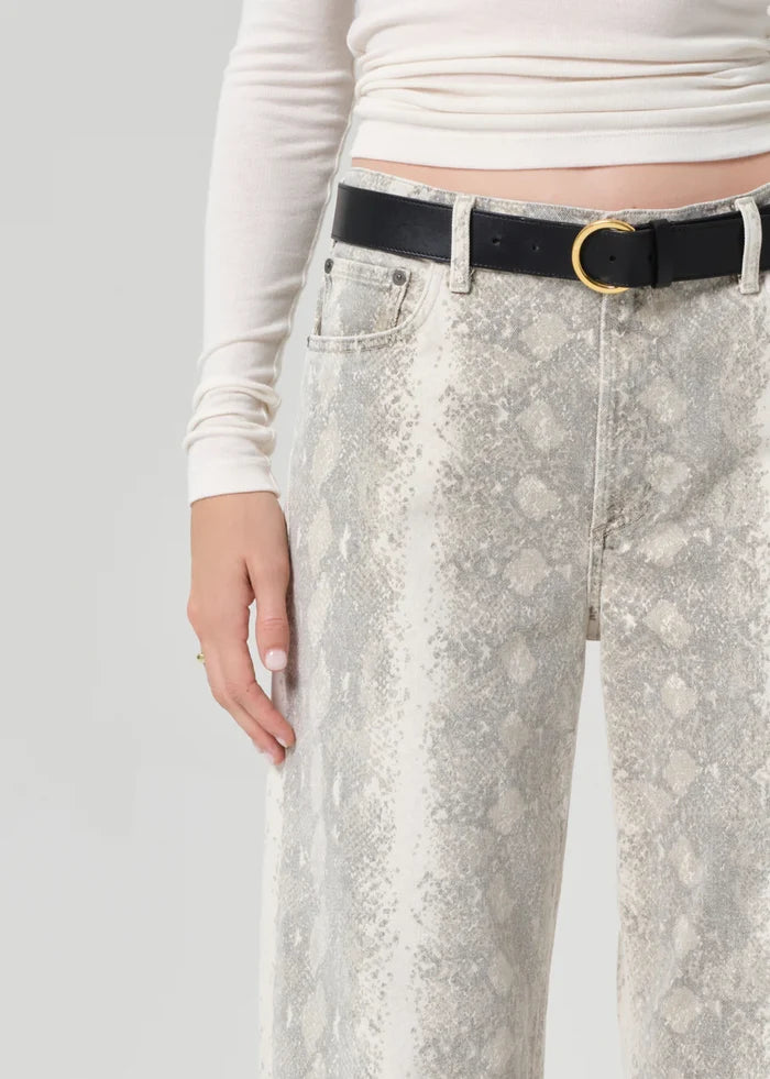 Miro Long Relaxed Jean - Python