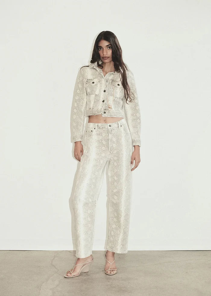 Miro Long Relaxed Jean - Python