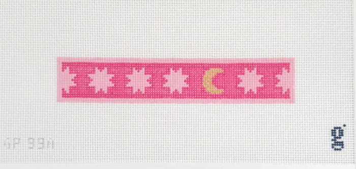 Moon and Stars Fob - Pink
