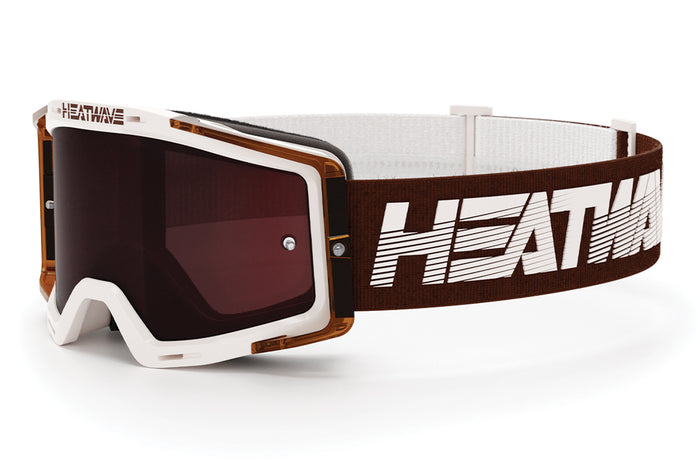 The MXG-250 Moto Goggle - Saddle on a white background.