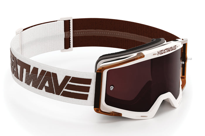 The MXG-250 Moto Goggle - Saddle on a white background.