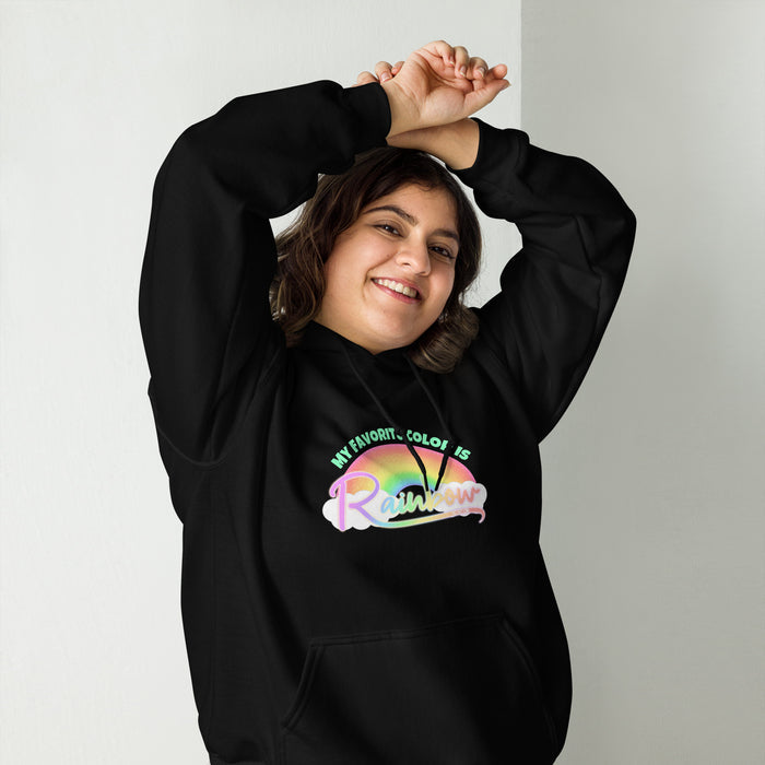 My Favorite Color is Rainbow Unisex Hoodie
