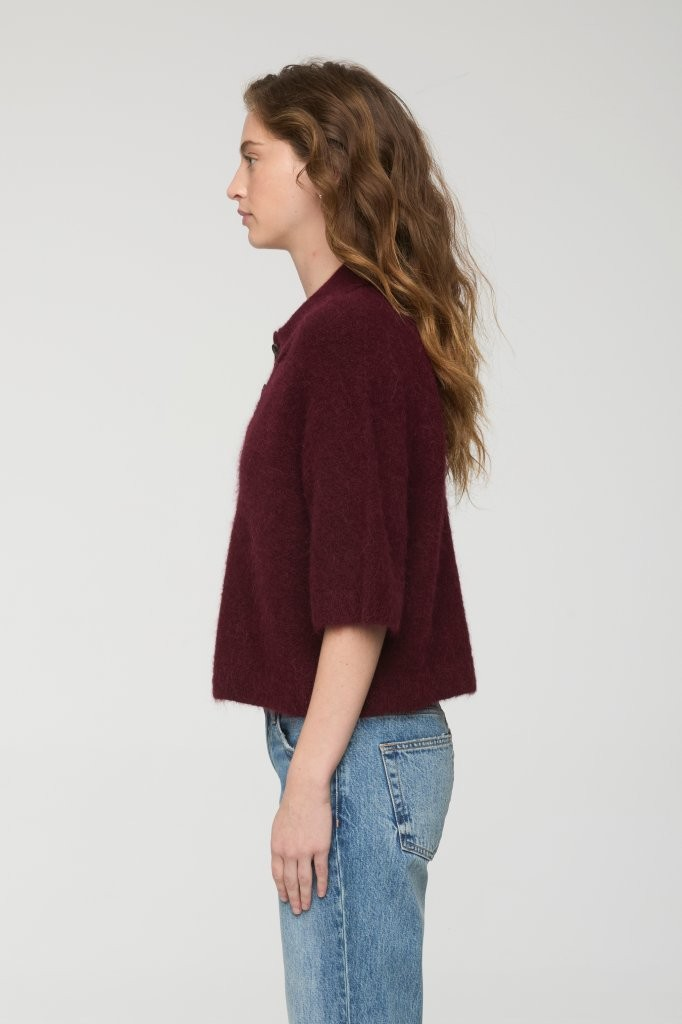 Nadya Boxy Polo Sweater