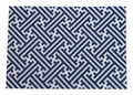 Navy Fretwork Clutch