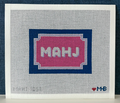 Navy, Lilac, Pink Bracket Corner Mahjong Insert