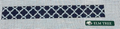 Navy Quatrefoil Key Chain