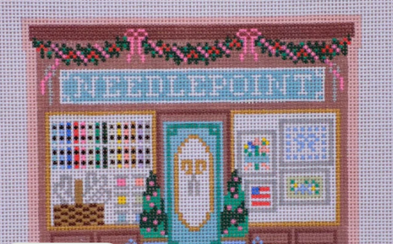 Needlepoint Shop-Le Point Christmas Village