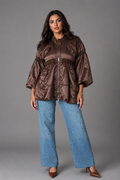New Woven Jacket with Contrasting Lining – Style 82337