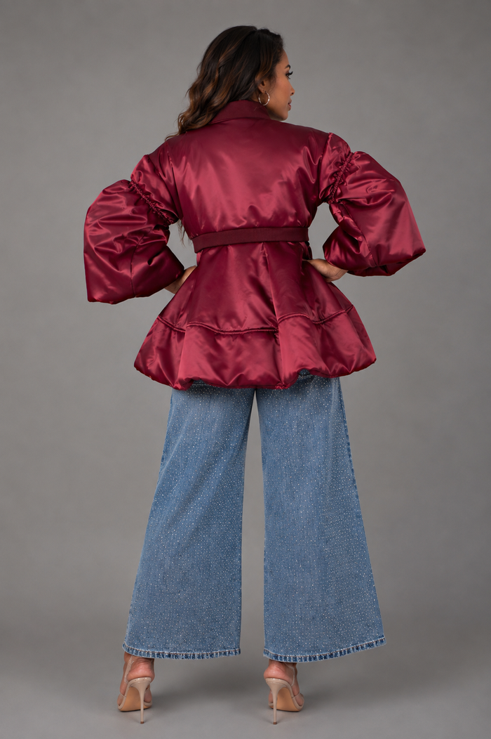 New Woven Jacket with Contrasting Lining – Style 82337