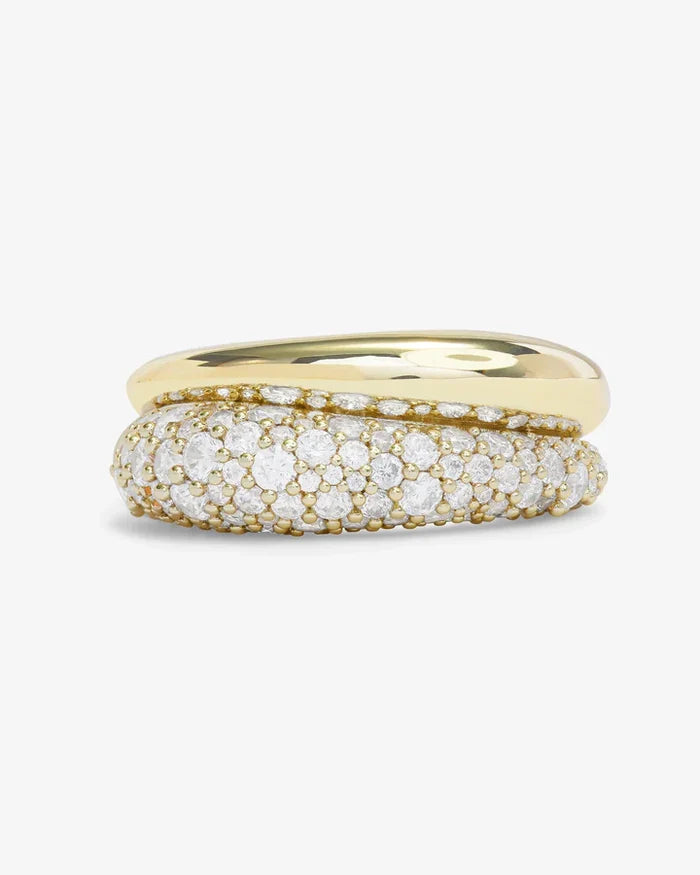 Norah Loves A Pave Double Ring