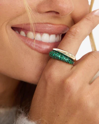 Norah Loves A Pave Double Ring