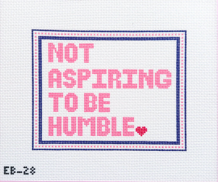 Not Aspiring to Be Humble