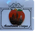NY City Apple Skyline Needleminder