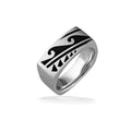 44857 - Sterling Silver - Ocean Kai Ring, Size 11