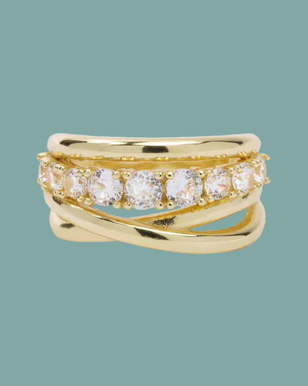 Oh She Fancy Stacked Diamond Ring