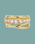 Oh She Fancy Stacked Diamond Ring