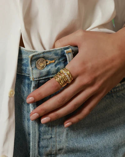 Oh She Fancy Stacked Diamond Ring