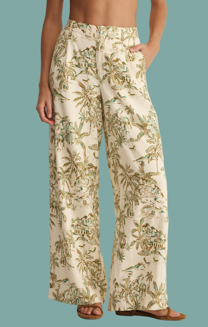 Overlook Tiki Tide Linen Pant