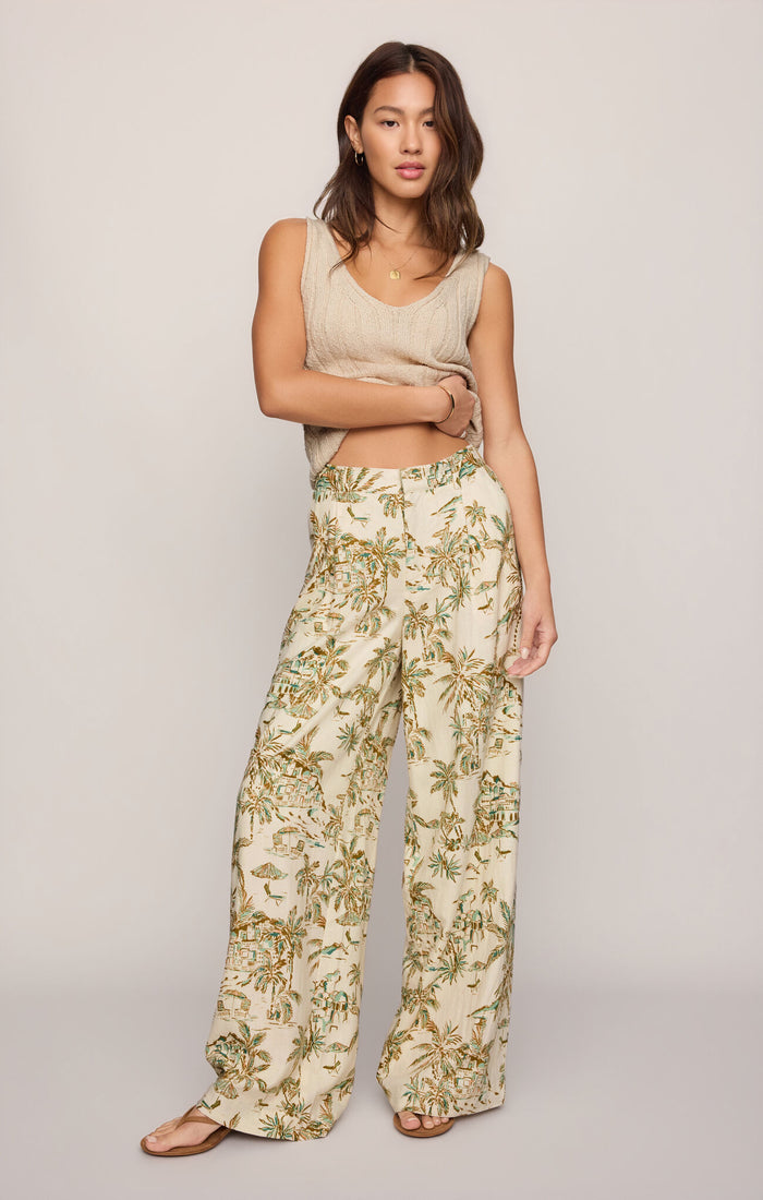 Overlook Tiki Tide Linen Pant