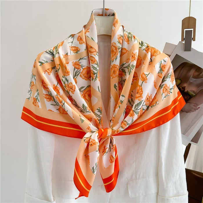 Oversized Floral Headscarves