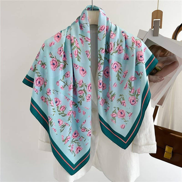 Oversized Floral Headscarves