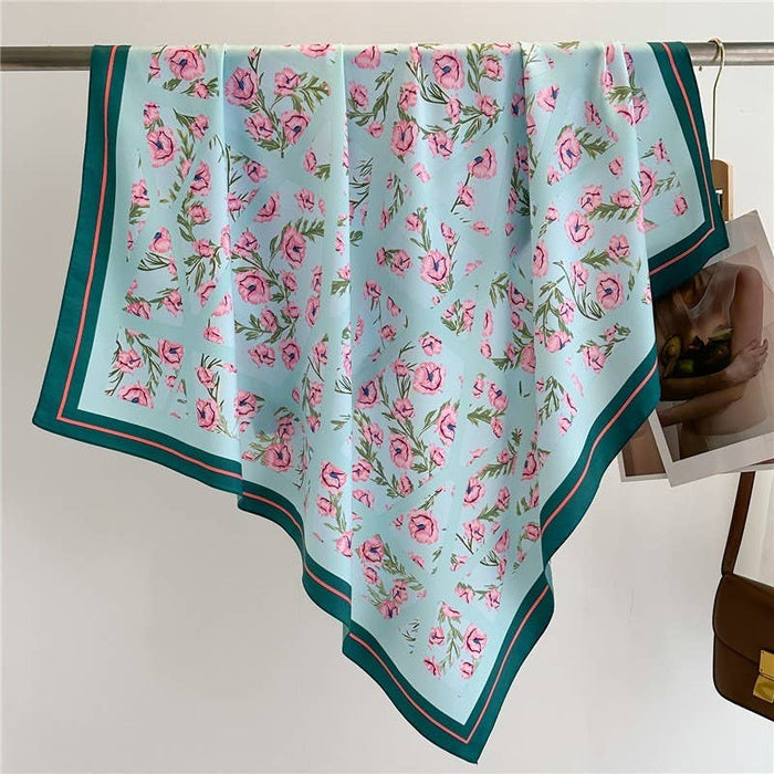 Oversized Floral Headscarves