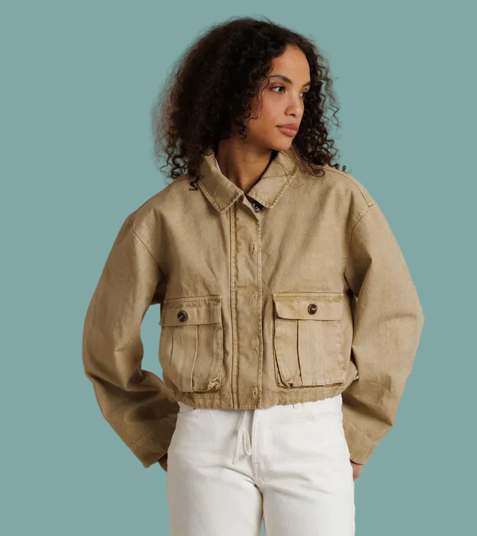 Paloma Cropped Utility Jacket