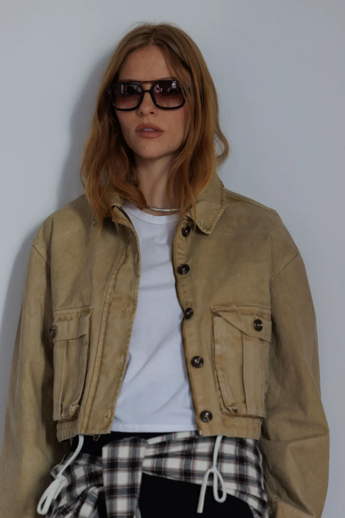 Paloma Cropped Utility Jacket