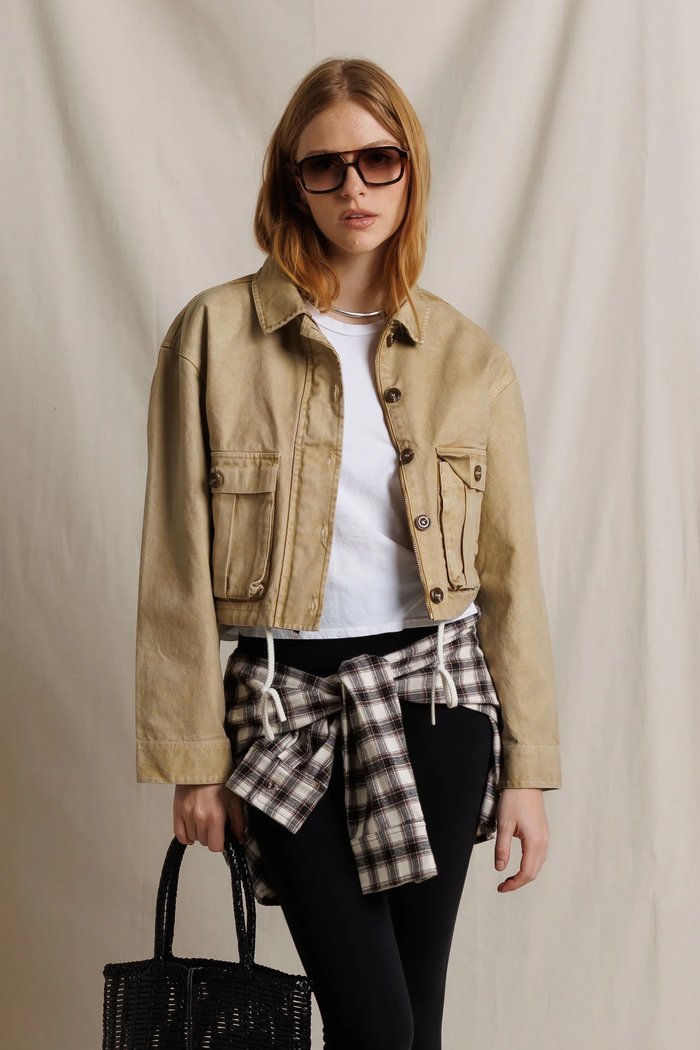 Paloma Cropped Utility Jacket