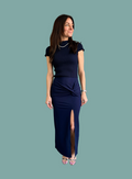 Pavo Mix-Media Dress