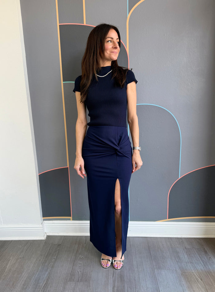 Pavo Mix-Media Dress