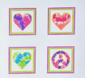 Peace and Love Coaster Set