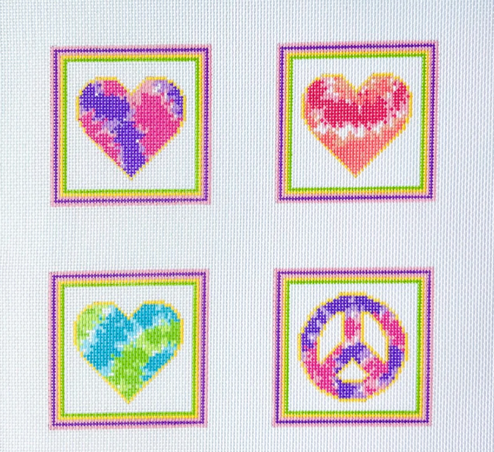Peace and Love Coaster Set