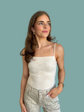 Pearl Seamed Cami